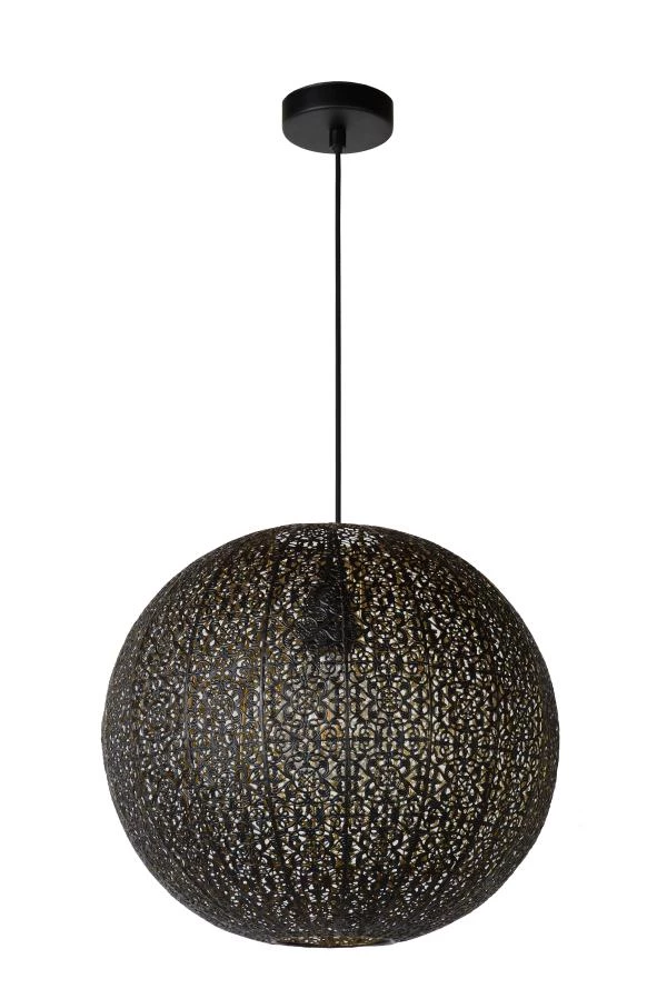 Lucide TAHAR - Pendant light - 1xE27 - Black - turned off